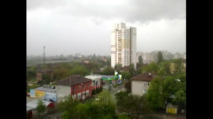 Първата буря в София 24.4.2014