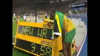Usain Bolt Beats Gay and Sets New Record