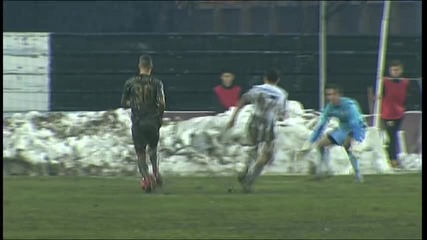 Божидар Васев вкара втория гол за Ботев срещу Локо Пд