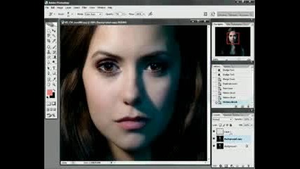 Nina Dobrev as a vampire (photoshop) 