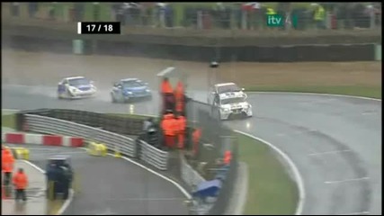 2010 Btcc - Race 2 at Brands Hatch - Part 4 of 5 (restart - Finish) 