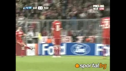 Байерн Мюнхен 2 - 1 Манчестър Юнайтед 