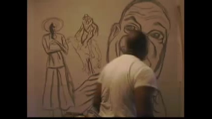 Atlanta Georgia Artist Corey Barksdale Mural Painting Folk Art Jazz Art African American Art 