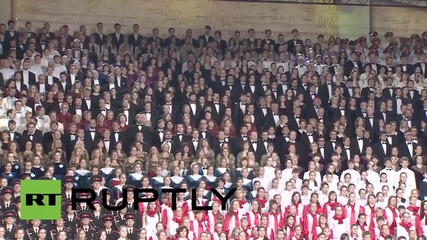 Russia: Massive choir sings to mark the Day of Slavic Writing and Culture