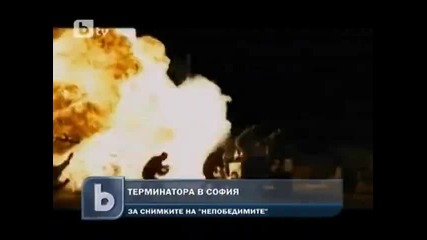 Чък Норис Джейсън Тейтън и Арнолд в България за снимките на ( Непобедимите )