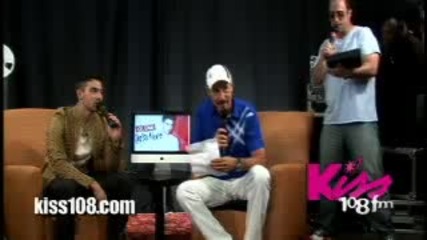 Joe Jonas interview on Kiss 108 Part 1