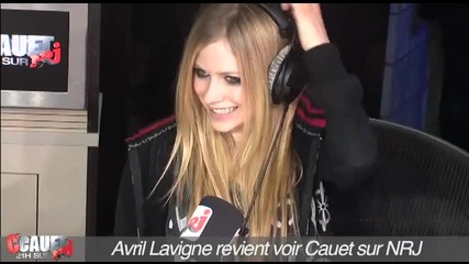 Avril Lavigne revient voir Cauet sur Nrj