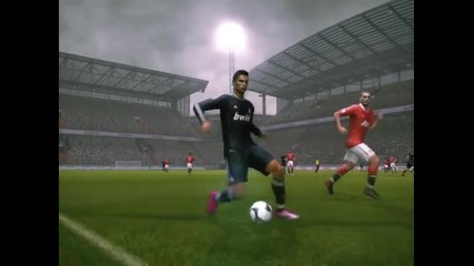 невероятни финтове на C.ronaldo в pes 2011