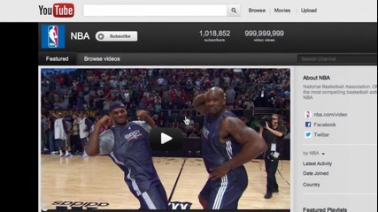 Nba Celebrates 1 Billion Views on Youtube