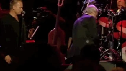 Mark Knopfler, Eric Clapton Sting - Money for Nothing Live