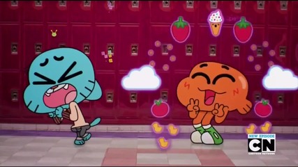 Darwin Cute Combo Attack!!!! The amazing world of Gumball. slice
