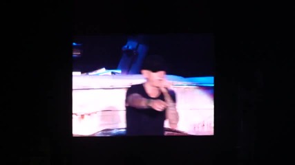 Bonnaroo 2011, Eminem performing Not Afraid