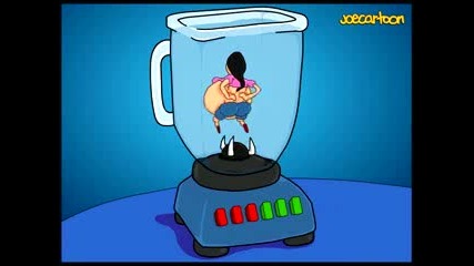 Joe Cartoon - Octomom in a Blender