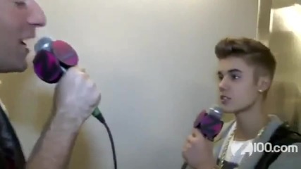 Justin Bieber Z100's Jingle Ball Interview New 2012 - Hd.