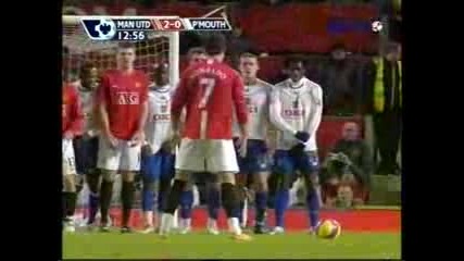 Manchester United Vs. Porsmouth - C.ronaldo - Vbox7