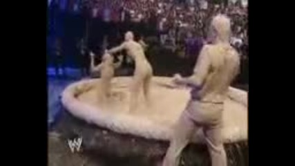 Wwe - Trish vs Stacy ( Pudding Match ) 