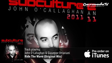 John O'callaghan - Subculture 2011 (pre-order trailer)