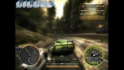 Nfs Most Wanted Гонка С Куките [ Hq ]