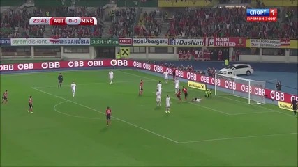 Австрия 1:0 Черна гора 12.10.2014