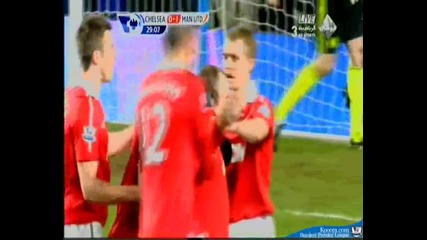 01.03.2011 Челси 0 - 1 Манчестър Юнайтед гол на Уейн Рууни 