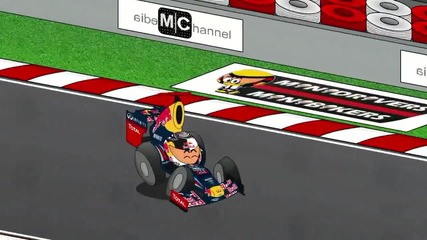F1 Minidrivers - Гран при на Китай 2012 [hd]
