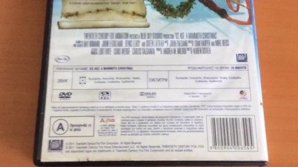Българското Dvd издание на Ледена епоха: Мамутска Коледа (2011) А Плюс Филмс 2011
