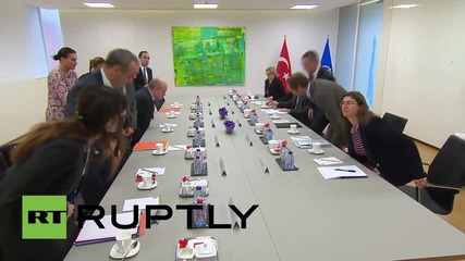 Belgium: Turkish FM and NATO head discuss alleged Russian violation of Turkish airspace
