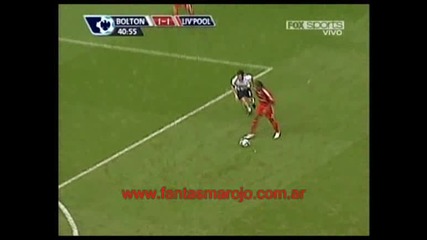 Bolton - 1 - Liverpool - 1 - Gol - Johnson