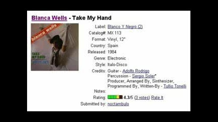 Blanca Wells - Take My Hand 1984 