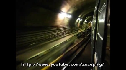 Метрозацеп - trainsurfing в Московското метро