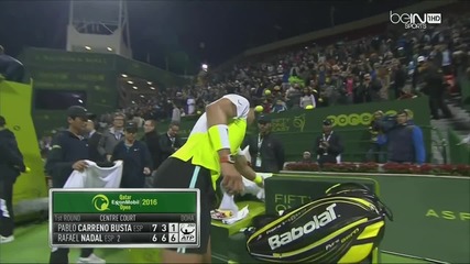 Rafael Nadal vs Pablo Carreño Busta - Doha Open 2016 1-16 Final