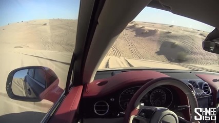 Bentley Bentayga Off-roading in the Dunes