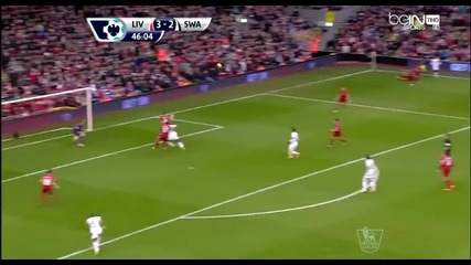 (2014) Ливърпул - Суонси (4-3) Всички голове