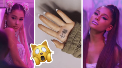 Огромният гаф на Ариана Гранде: Певицата си татуира нещо, но какво значи то?