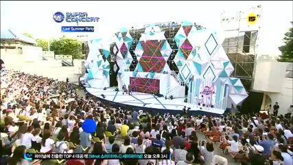 F(x)- Electric Shock & Hot Summer @ Inkigayo (05.08.2012)
