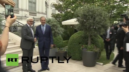 Austria: FM Lavrov and FM Steinmeier meet before Iran nuclear talks