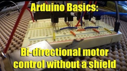 Arduino Basics Forward and reverse motor control