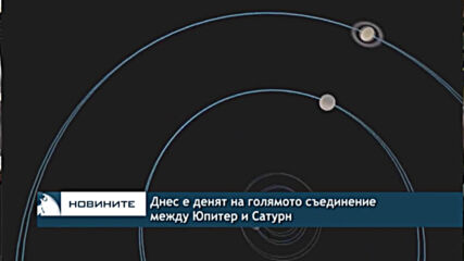 Днес е денят на голямото съединение между Юпитер и Сатурн