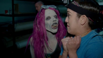 Sasha Banks becomes a WWE Zombie to terrify Raw Superstars