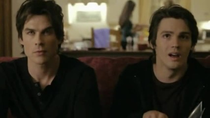 Ммм сладурчета! - Damon & Jeremy - playing scene - [the Vampire Diaries 1x13]