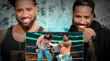 The Usos rewatch Wyatt Family war from Money in the Bank 2014: WWE Playback