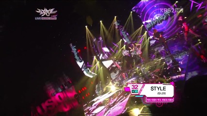 (hd) Rania - Style ~ Music Bank (19.10.2012)