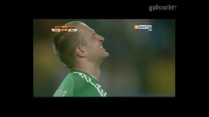 World Cup 2010 Словакия - Италия 3:2 Италия не продължават напред 