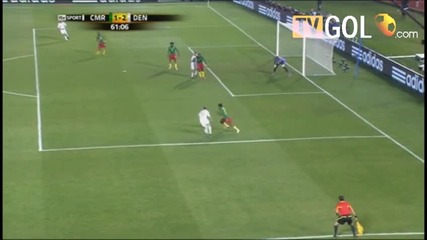 Cameroon 1 - 2 Denmark 