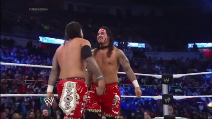 The Usos vs. Ryback & Curtis Axel Smackdown (07.03.14)