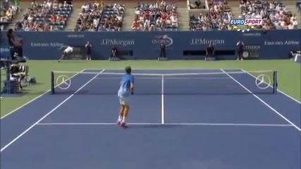 Страхотна точка на Рафаел Надал - Us Open 2013
