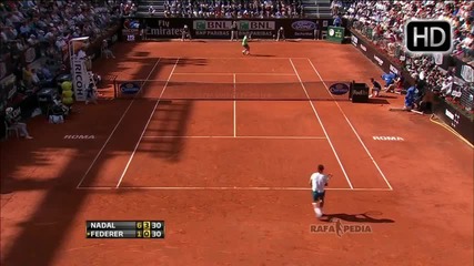 Nadal vs Federer - Rome 2013!
