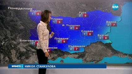Прогноза за времето (14.11.2016 - сутрешна)