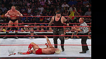 Rob Van Dam & Ric Flair vs. The Undertaker & Brock Lesnar: Raw, July 15, 2002 (Full Match)