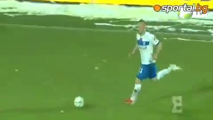 Александър Тонев с гол за Лех